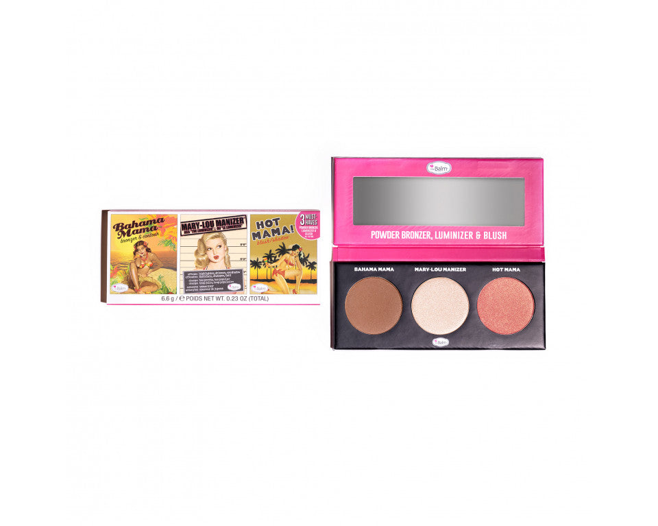 TRIO MUST HAVES POWDER PALETTE THE BALM 6.6GR