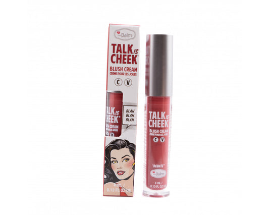 DEBATE 110 TALK IS CHEEK BLUSH CREAM 4ML THEBALM