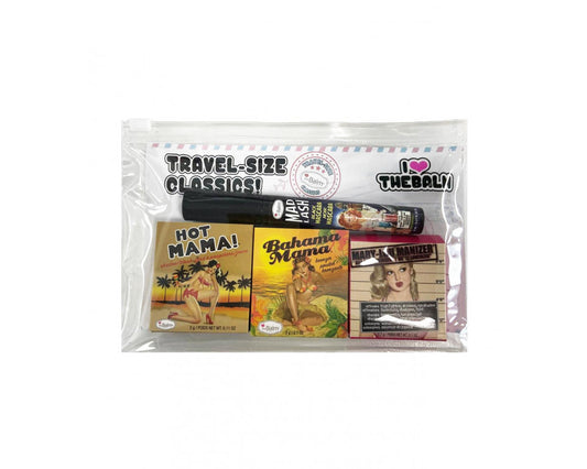 TRAVEL BAG SET 4PCS (BAHAMA MAMA-HOT MAMA-MARY LOU-MAD LASH) THEBALM