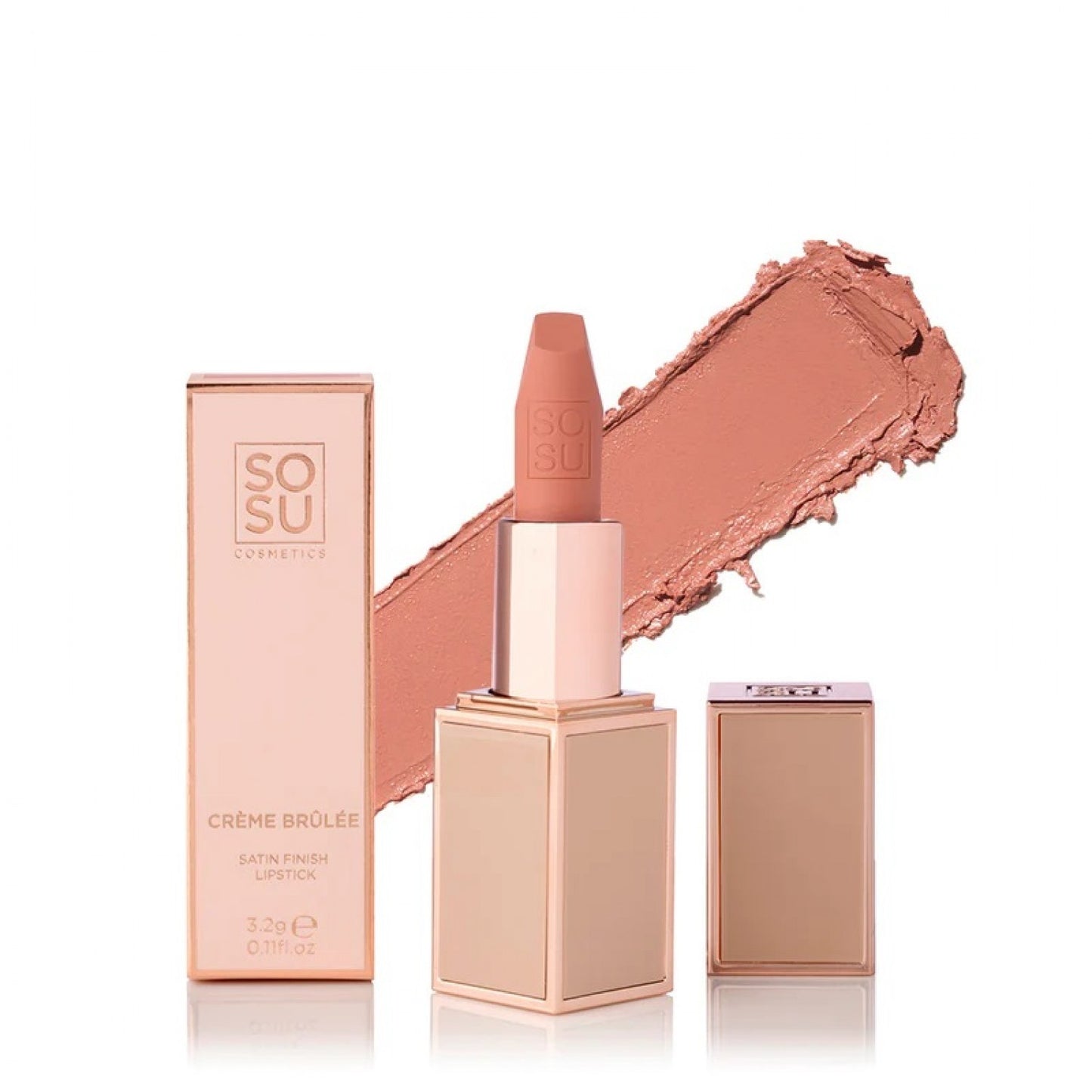 SOSU COSMETICS - Satin Lipstick - Creme Brulee