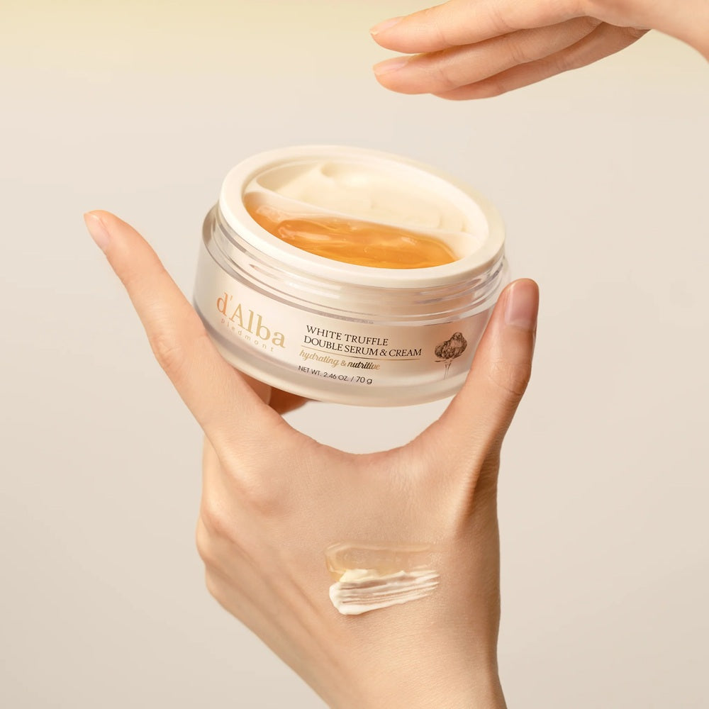 White Truffle Double Serum & Cream - Πολυτελής Φροντίδα Προσώπου με Λευκή Τρούφα & Βιταμίνη Ε