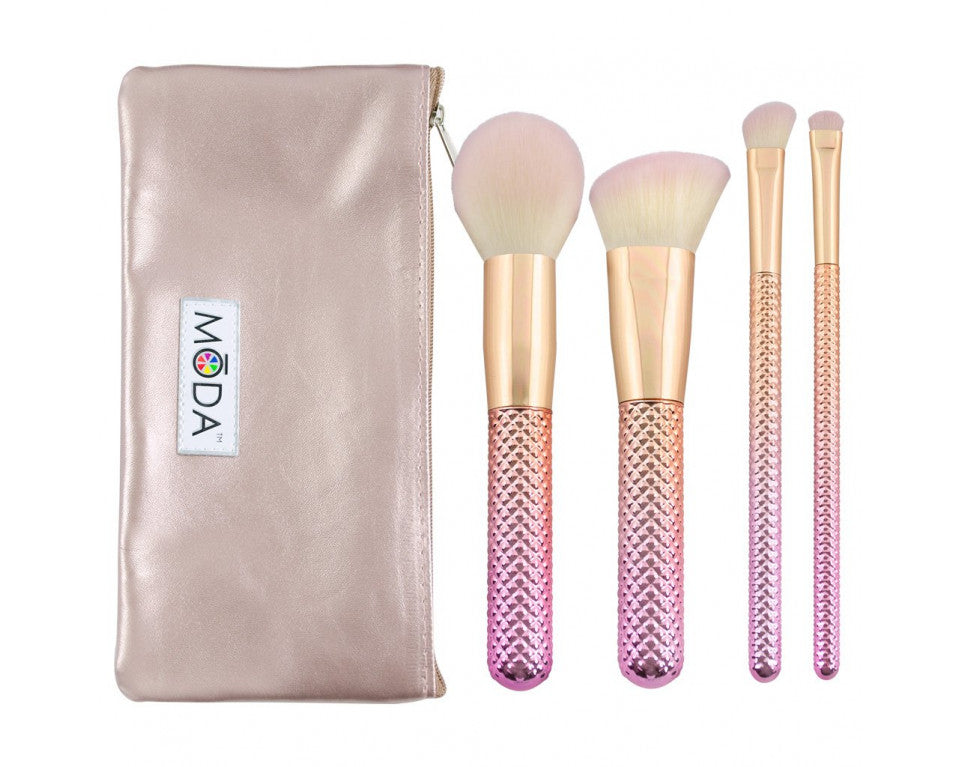 ROSE COMPLETE KIT BRUSH SET 5PC MODA ROYAL BRUSH