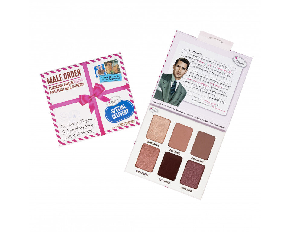 MALE ORDER SPECIAL DELIVERY EYESHADOW PALETTE 13.2G - THEBALM