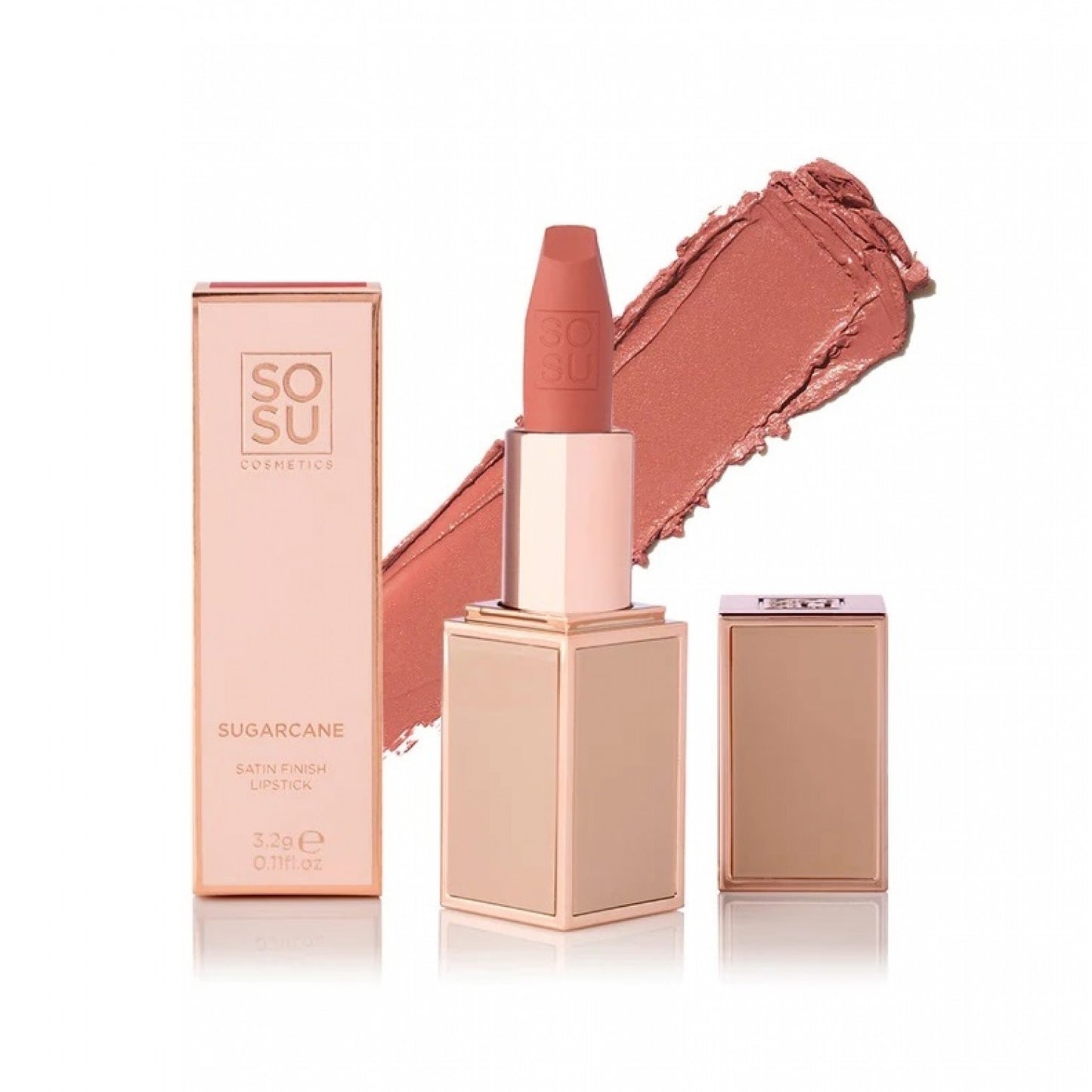 SOSU COSMETICS - Satin Lipstick - Sugarcane