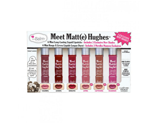 HUGHES MINI KIT VOL.3 - LIPSTICK LIQUID 6x1.2ML THEBALM