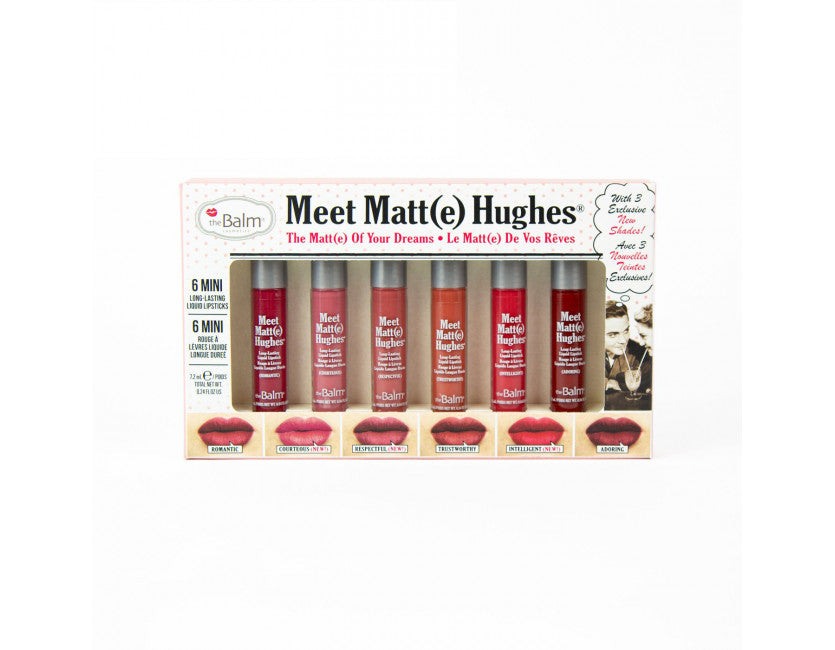 HUGHES MINI KIT VOL.12 - LIPSTICK LIQUID 6x1.2ML THEBALM