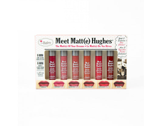 HUGHES MINI KIT VOL.12 - LIPSTICK LIQUID 6x1.2ML THEBALM