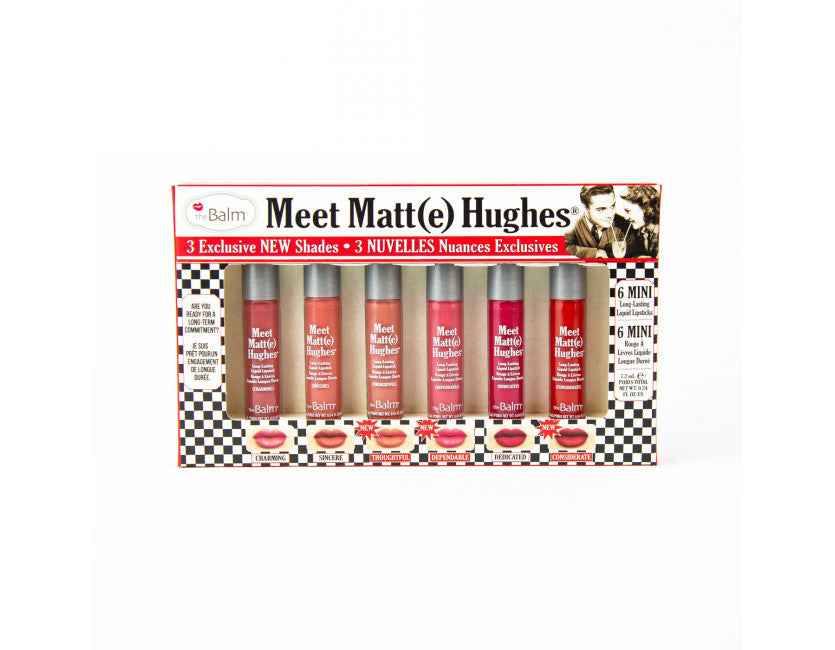 HUGHES MINI KIT VOL.14 - LIPSTICK LIQUID 6x1.2ML THEBALM