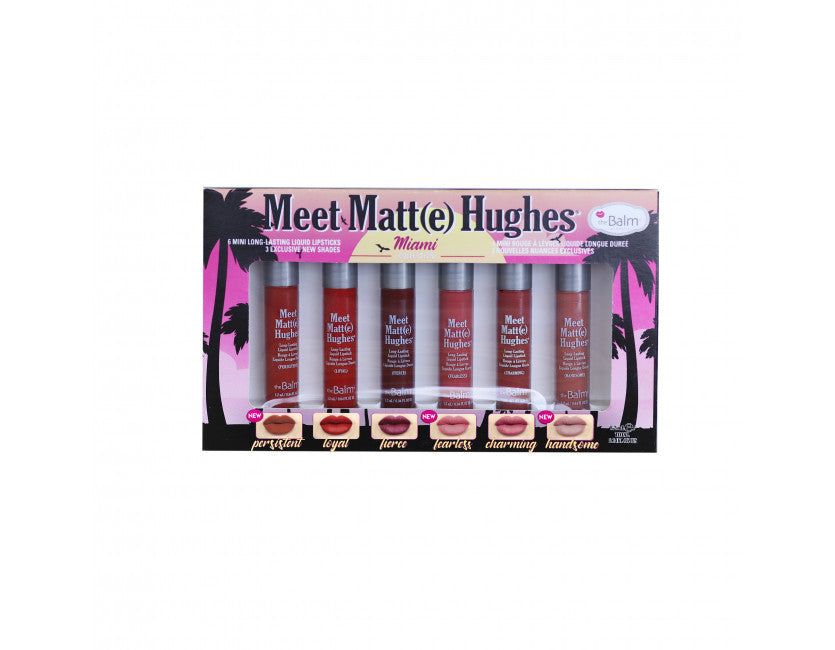 HUGHES MINI MIAMI - LIPSTICK LIQUID 6x1.2ML THEBALM