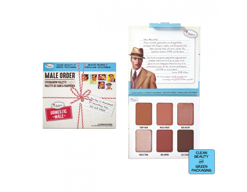 MALE ORDER DOMESTIC - EYESHADOW PALETTE 10.5GR THEBALM