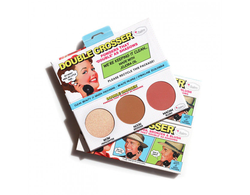 DOUBLE CROSSER - CHEECK PALETTE 8.5GR THEBALM